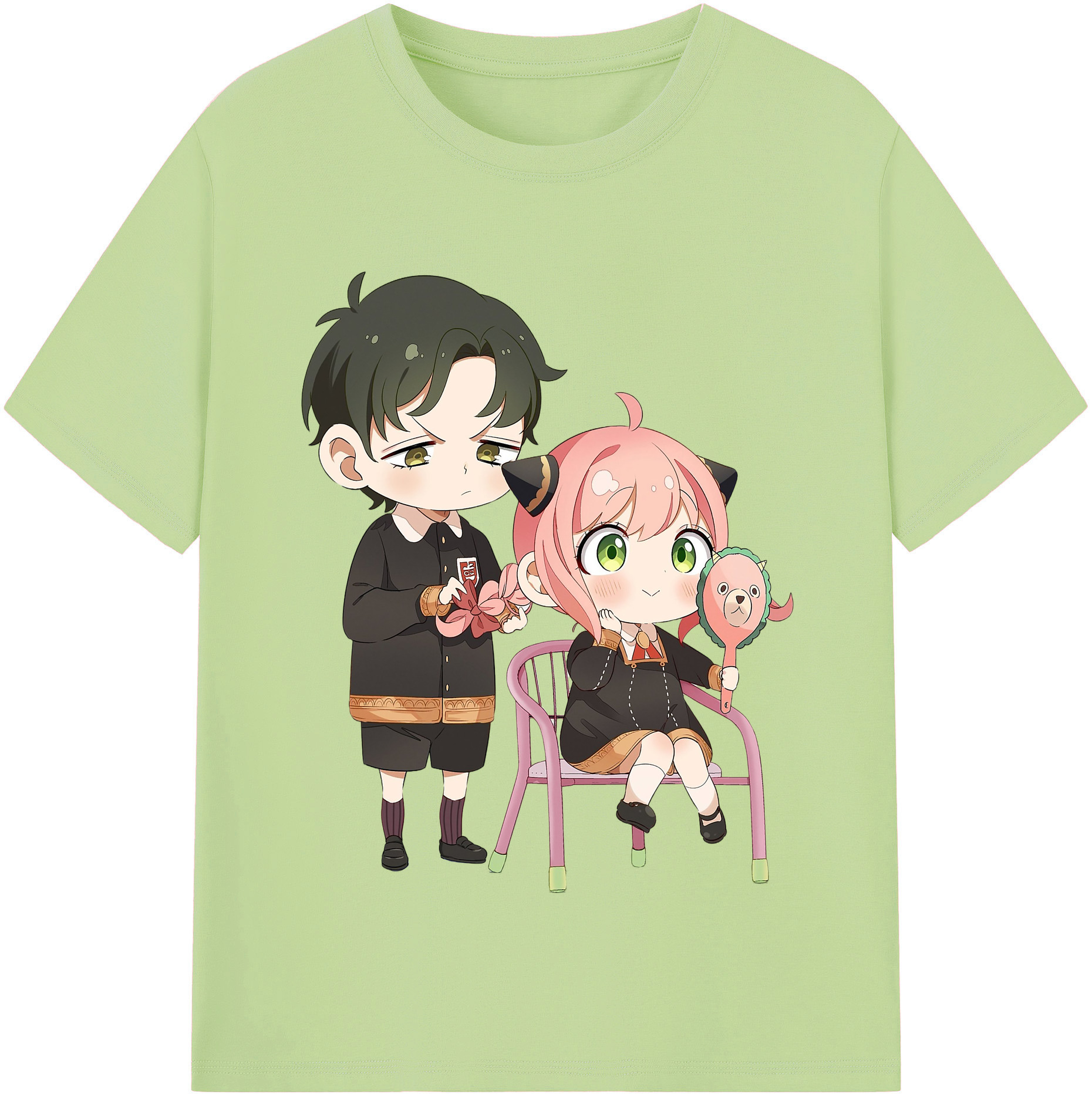 （画像用） SPY×FAMILY间谍家家酒 綿100％半袖Tシャツ（フロントプリント）